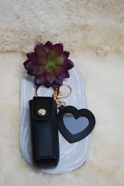 ETUI ROUGE A LEVRE ET MIROIR