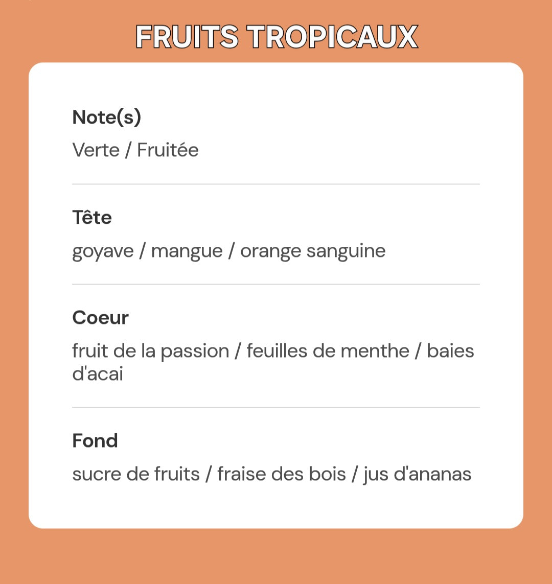 FRUITS TROPICAUX