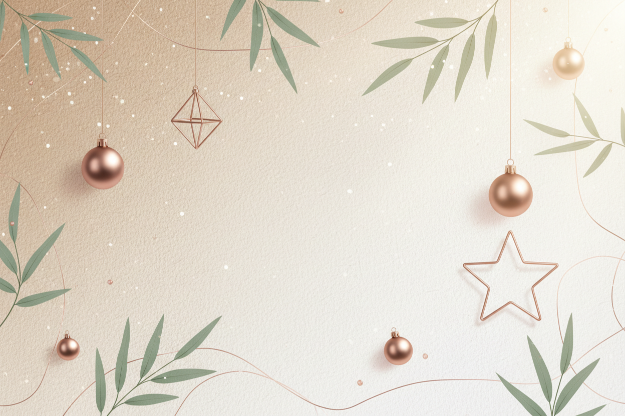 Bannière de Noël moderne format large